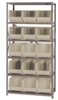 Quantum Storage Systems Giant Open Hopper Storage Units - 52663 - U.S. Plastic Corporation