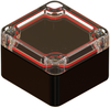 Enclosure, Junction Box, Pc, Black/clear; Enclosure Type Serpac - 72AC4069 - Newark, An Avnet Company