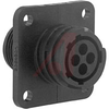 CPC Connector, Receptacle w/Mounting Holes, 4 Pos., Size 11,Reverse Sex,Series 1 - 70083005 - Allied Electronics, Inc.