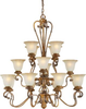 Large Chandeliers-Glass Shade - 96079 - Light Center (The)