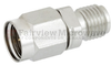3.5mm Female (Jack) to 2.4mm Male (Plug) Adapter, Passivated Stainless Steel Body, High Temp, 1.25 VSWR -- FMAD1023 - Image