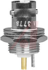 Connector; 50 Ohms (Nom.); Bulkhead; BNC; Gold; Female; Brass - 70197742 - Allied Electronics, Inc.