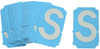 Brady Bradyglo Letter Label - Printed Msg = S - 6004-S - 754473-84392 - R. S. Hughes Company, Inc.