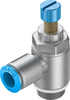 One-way flow control valve - GRLA-1/2-QS-12-RS-D - Festo Corporation