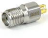 SMA Female (Jack) to SMP Female (Jack) Adapter, Passivated Stainless Steel Body, 1.2 VSWR -- SM8802 - Image