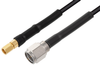 SMA Male to SSMC Plug Low Loss Cable 60 Inch Length Using LMR-100 Coax - PE3C4422-60 - Pasternack