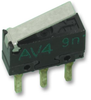 Microswitch, Left Angle Terminal, Av4 Series, Spdt, Hinge Lever, Through Hole, 500 Ma Rohs Compliant Panasonic - 71Y8854 - Newark, An Avnet Company