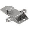 Link Lock Draw Latch, Large Size, Spring Loaded, Steel, Bright -- K5-2819-07