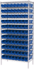 Shelving, Wire Shelving Kit, 18x36x74, 96 Bins - AWS183630128B - Akro-Mils, Inc.