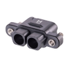 2 Pos. Female SIL Cable Housing, Reverse Fix Panel Mount -- KA1-2010298F2 - Image