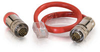 1ft RapidRun&reg; Digital Runner (Red) Test Adapter Cable -- 2212-42186-001 - Image
