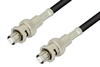 SHV Plug to SHV Plug Cable 48 Inch Length Using RG58 Coax, LF Solder - PE3815LF-48 - Pasternack