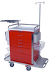 Classic Six Drawer Super Stat Crash Cart 6411 - 6411 - Harloff Company, Inc. (The)