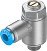 One-way flow control valve - GRLA-1/8-QS-6-MF-D - Festo Corporation