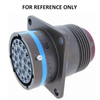 Circular Connector, Receptacle, 3 Position, 12-3, Flange; Military Specification Deutsch - Te Connectivity - 87T1668 - Newark, An Avnet Company