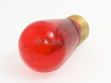 11 Watt, 130 Volt S14 Transparent Red Sign/Indicator Bulb -- 390062 - Image