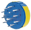 connector comp,insert only,size 28,blueinsul,2#12 & 12#16 solder cup pin cont - 70141514 - Allied Electronics, Inc.