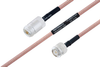 MIL-DTL-17 N Female to TNC Male Cable 200 cm Length Using M17/60-RG142 Coax - PE3M0019-200CM - Pasternack