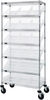 Cart W/ Bin, 7Shelves, 18Bins, Clr; No. Of Bins Quantum Storage - 42AC5067 - Newark, An Avnet Company