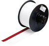 Brady B-595 Red / White Indoor / Outdoor Vinyl Thermal Transfer Continuous Thermal Transfer Printer Label Roll - 2.25 in Width - 100 ft Length - 113230 - 754473-98582 - R. S. Hughes Company, Inc.