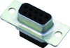 D Sub Shell, Receptacle, 9 Position, Steel; No. Of Positions Amp Te Connectivity - 26AC6435 - Newark, An Avnet Company