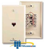 Leviton 8P8C, 625B4 Type Modular Wall Jack - 40280 - TelephoneStuff.com