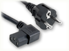 CEE 7/7 EURO SCHUKO to IEC-60320-C13 RIGHT ANGLE HOME // Power Cords // International Power Cords // Europe Power Cords -- 8032.024 - Image