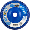 Norton BlueFire ZA Coarse Center Mount Plastic Flat Flap Disc - 66623399153 - Norton Abrasives