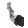 Quarter-Turn Cam Latch, Tall wing, 34mm  Grip, Not Sealed, Zinc Alloy, Powder Coat, Black - E5-2-125-140 - Southco