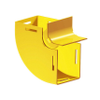 Fiber Raceway Elbow, 4x4, 90 Degree Up, Lid -- FRCE3YL9U