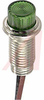 Indicator,Pnl-Mnt;LED,T-1;GREEN;24VDC;Lexan Flat Trans. Lens - Fluted;26AWG Term - 70015587 - Allied Electronics, Inc.
