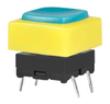 Low Profile Process Sealed Tactiles - JB15KP-4GE - NKK Switches
