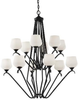 Large Chandeliers-Glass Shade - 370868 - Capital Lighting, Inc.