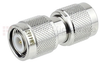 TNC Male (Plug) to TNC Male (Plug) Adapter IP67 UnMated, Nickel Plated Brass Body, 1.3 VSWR - SM4462 - Fairview Microwave Inc.