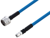 Plenum N Male to SMA Male Low PIM Cable 12 Inch Length Using SPP-250-LLPL Coax Using Times Microwave Parts - PE3C6213-12 - Pasternack