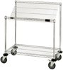 Workstation Cart, 1 Flat/1 Slant Shelves; Height Quantum Storage - 42AC5095 - Newark, An Avnet Company