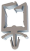 Wire Saddle, Push In, Nylon 6.6, Natural; Cable Clamp / Clip Type Essentra Components - 66AJ5097 - Newark, An Avnet Company