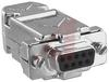 connector,d-sub kit,9 crimp cont receptacle w/cont and metalized plastic hood - 70172324 - Allied Electronics, Inc.