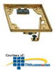 Hubbell Adapter Frame with Grounding Lug Nuts - S5017G - TelephoneStuff.com