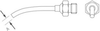 Weller R08 Hot Gas Nozzle 0058727786 - Round Bent Hot Gas Nozzle - Round Bent Tip - 0.079 (Dia.) in Tip Width - 037103-10576 - R. S. Hughes Company, Inc.