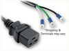 ROJ SPECIAL to IEC-60320-C19 HOME // Power Cords // IEC/Jumper Power Cords // International - 0136.120 - Quail Electronics