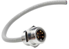 Single-Ended Cordset, 5 Position Mini Thick Static Receptacle, 2M; Connector Type A Amphenol Sine/tuchel - 14R7273 - Newark, An Avnet Company