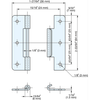 LIFT-OFF HINGE - BN-64S -- BN-64S