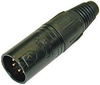 XLR 4 Pin Cable Mt(m) Blk/Silv Neutrik Connector - CA-NC4MXBAG - Visual Sound, Inc.