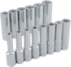 14 Pieces 12 Point Deep Metric Socket Set - 29314 - Gray Tools Canada Inc.