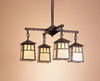 RCH-6/4CR-BZ Mid. Chandeliers-Glass Down - 475469 - Capital Lighting, Inc.