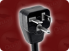NEMA 6-20P DOWN ANGLE to IEC-60320-C13 RIGHT ANGLE HOME // Power Cords // High Voltage Power Cords // Straight Blade Power Cords -- 1722.120 - Image