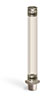 Vented Straight Nylon Liquid Level Gage, 4 1/2” Sight Opening, 3/8” Male NPT Mounting Thread -- B3641-40416BA3W