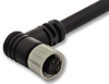 Sensor Cable, Overmoulded, Ip67, M8 Sensor Right Angle 3 Position Receptacle, Free Ends, 5 M Rohs Compliant Te Connectivity - 54M1907 - Newark, An Avnet Company