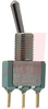 Switch, Toggle, Miniature, PC MOUNT, SPDT, ON-NONE-ON, 5 A @ 28V AC/DC - 70152474 - Allied Electronics, Inc.
